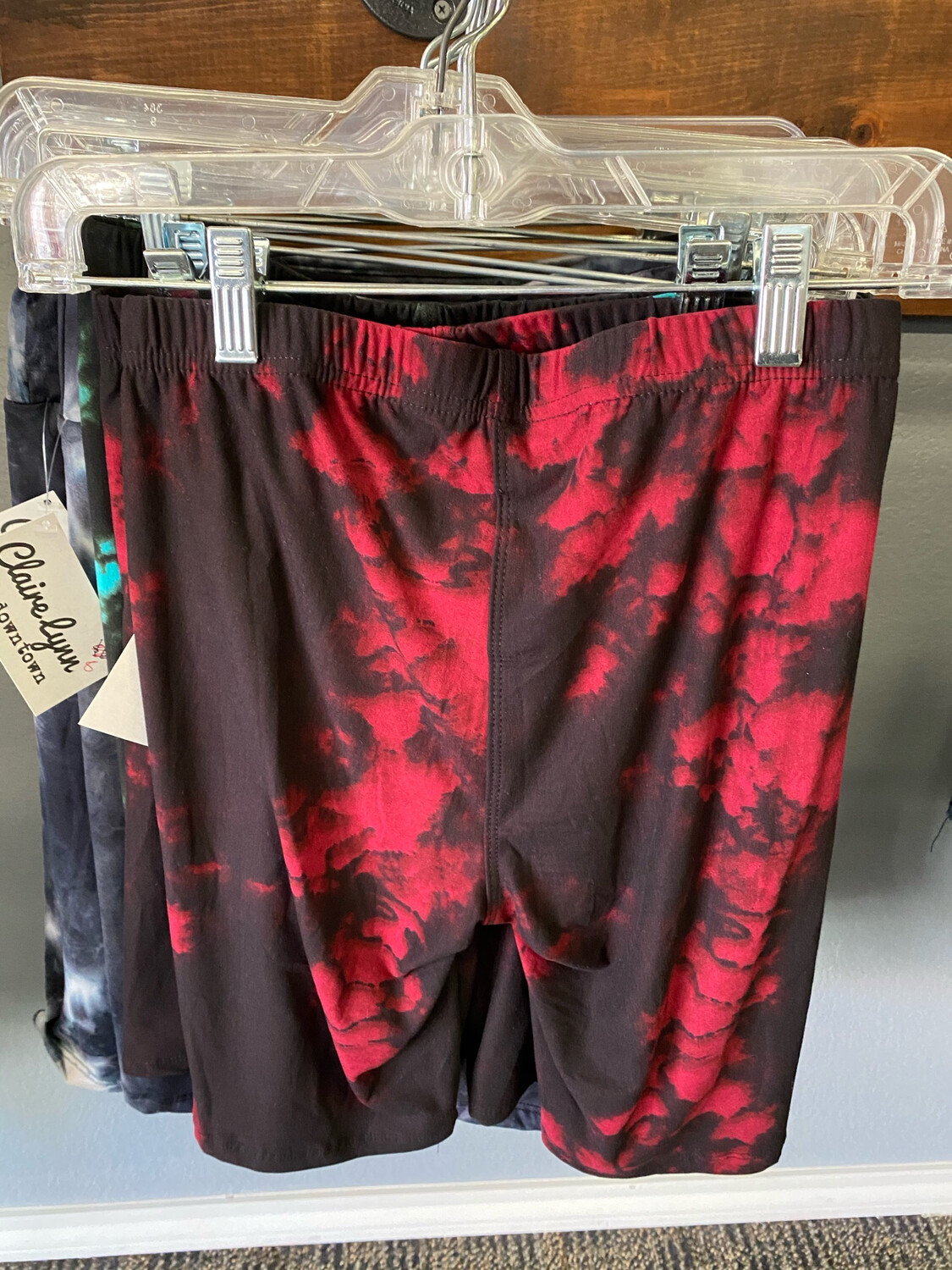 Red/Black Biker Shorts Red/Black Biker Shorts