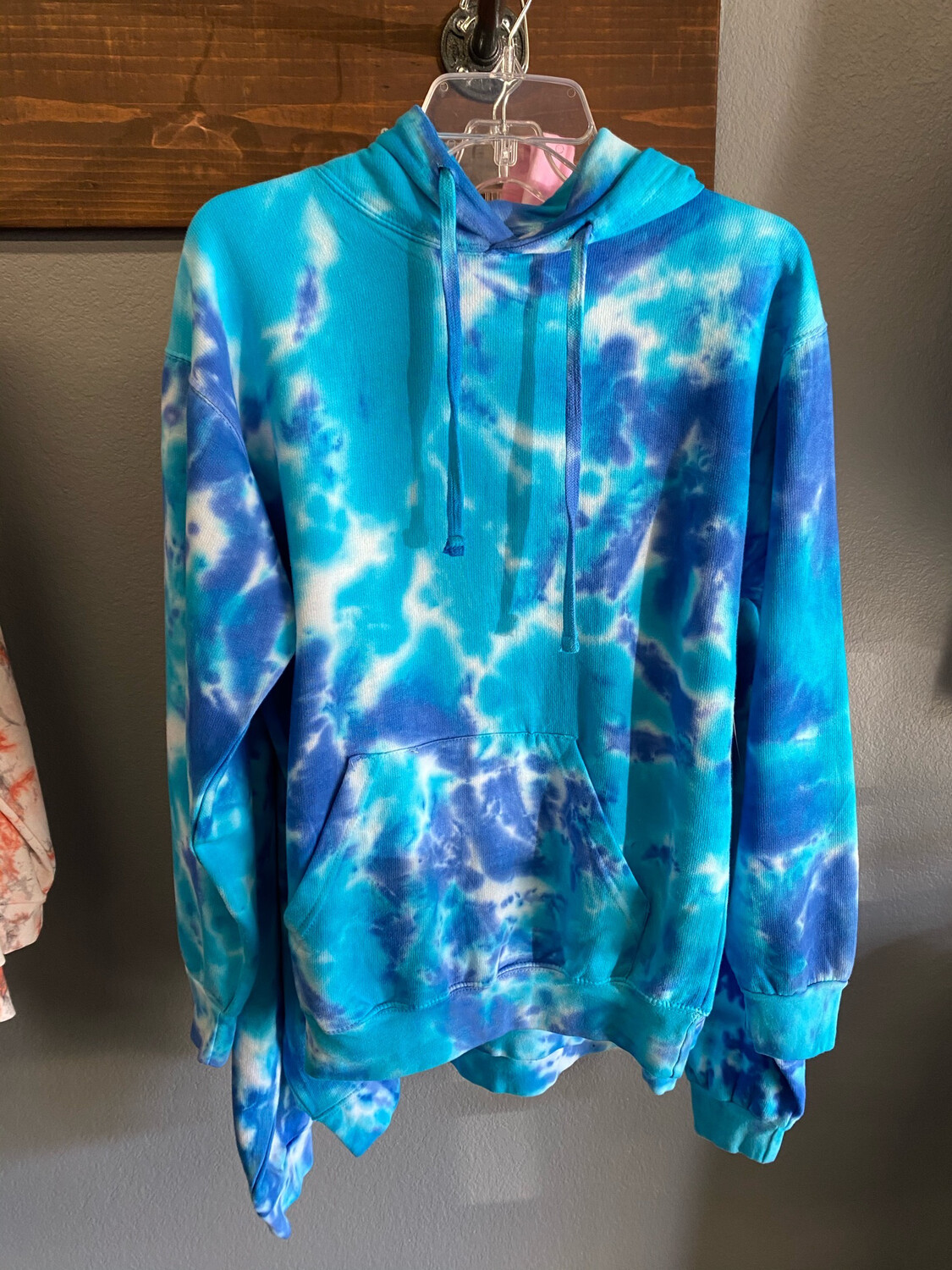 Blue Tie Dye Hoodie Blue Tie Dye Hoodie
