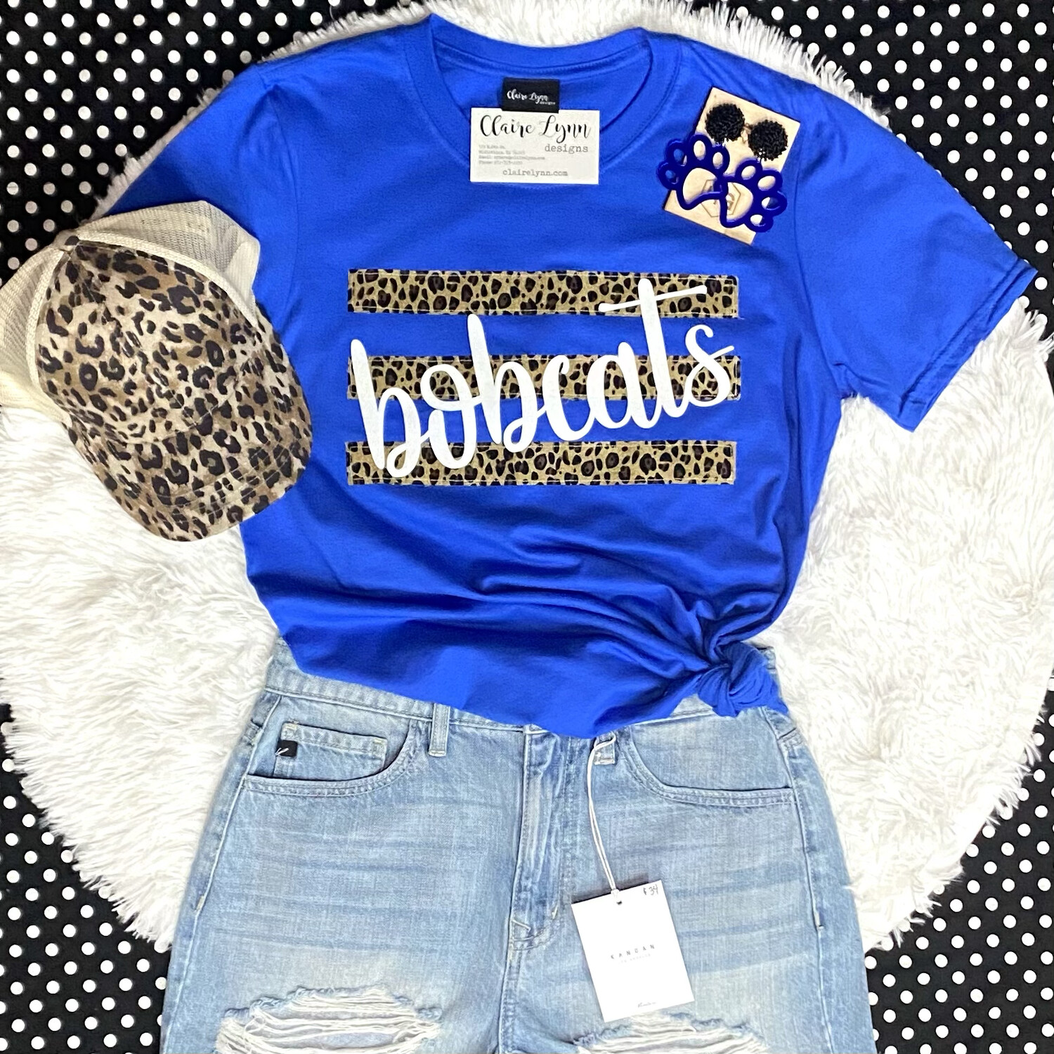 Cheetah Stripe Spirit Shirt Cheetah Stripe Spirit Shirt