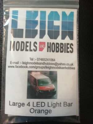 Leigh Models and Hobbies 4 LED Light Bar Orange