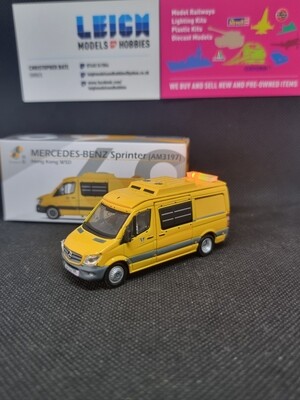 ATC65163 - Tiny Mercedes-Benz Traffic Van with Leigh Models and Hobbies Light Bar