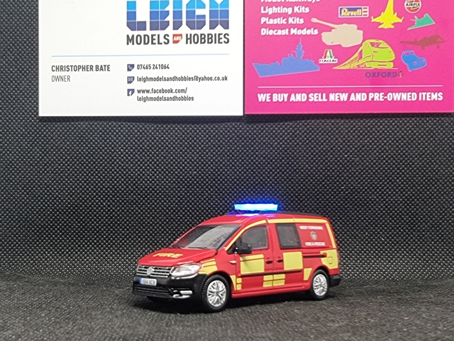 Ear Car VW Caddy Fire and Rescue Van