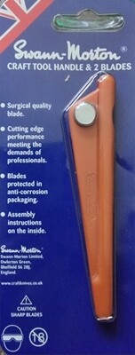 Craft Tool Handle with 2 Blades