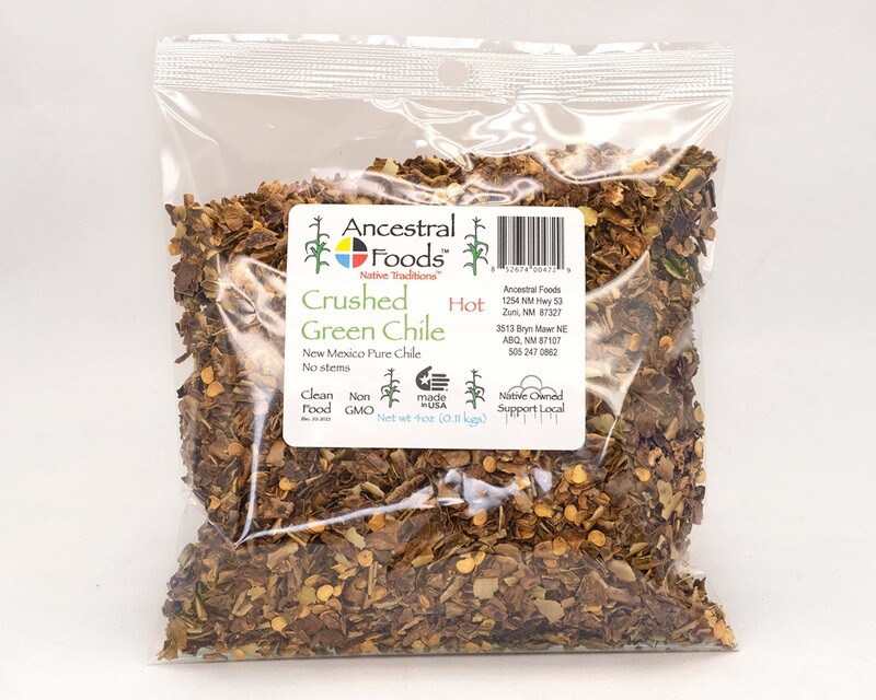 Crushed Green Chile, Hot