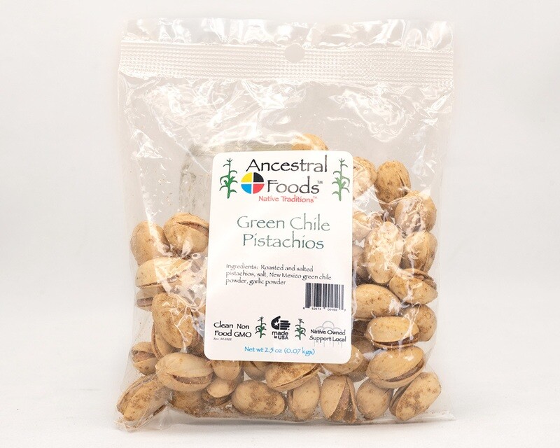 Pistachios with Green Chile