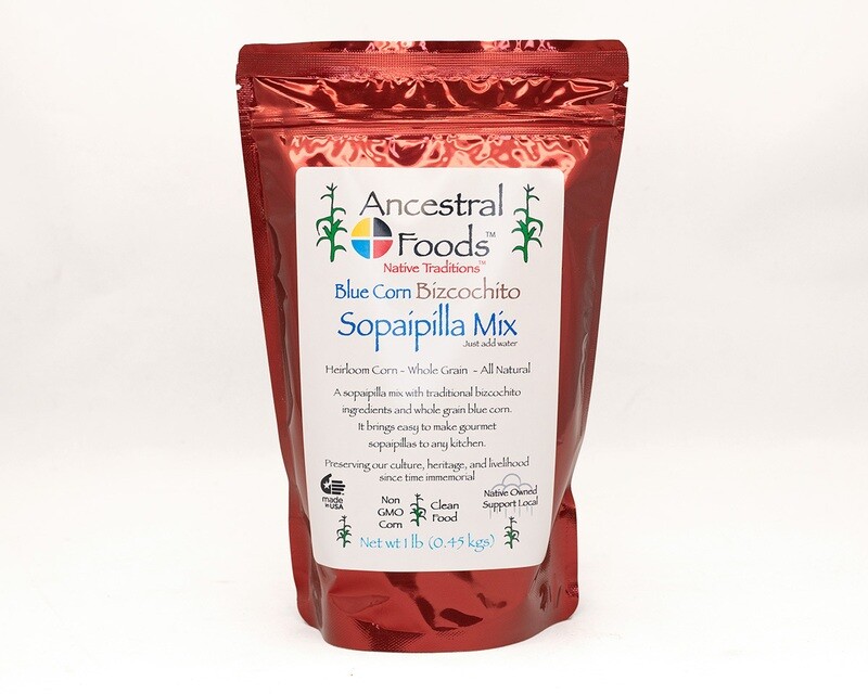 Blue Corn Sopaipilla Mix with Bizcochito