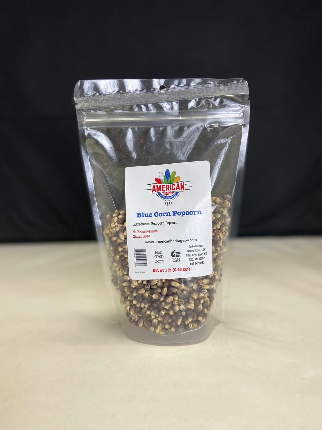 Blue Corn Popcorn Kernels