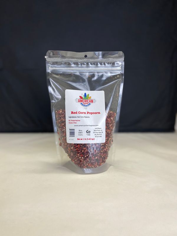 Red Corn Popcorn Kernels