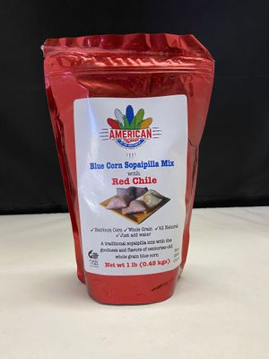 Blue Corn Sopaipilla Mix with Red Chile