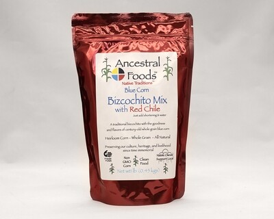Blue Corn Bizcochito Mix with Red Chile