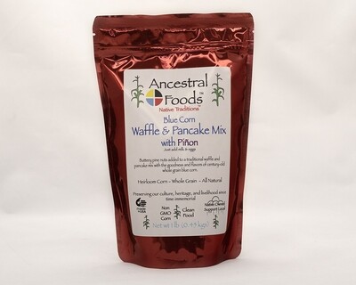 Blue Corn Waffle &amp; Pancake Mix with Piñon