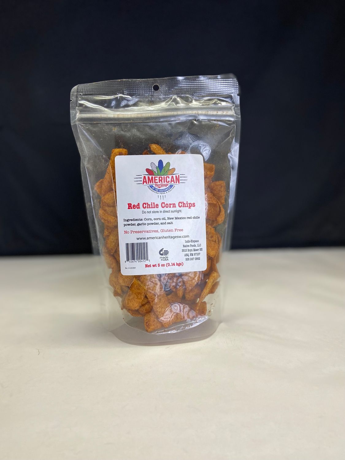 Red Chile Corn Chips