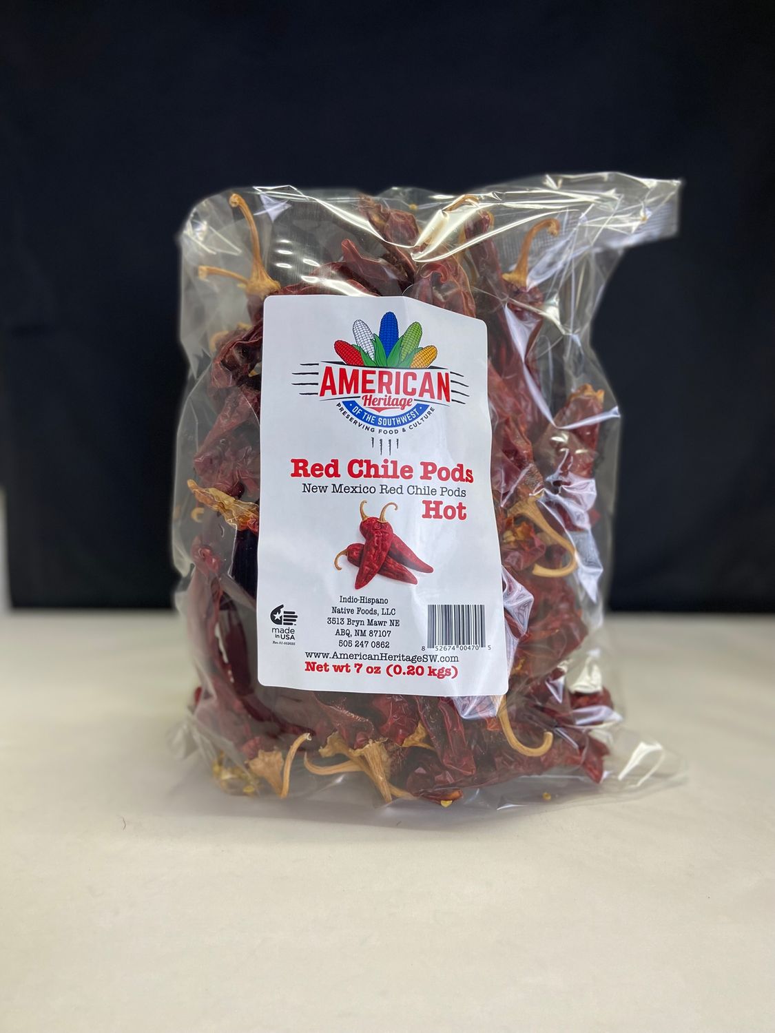 Red Chile Pods-Hot (7 oz.)