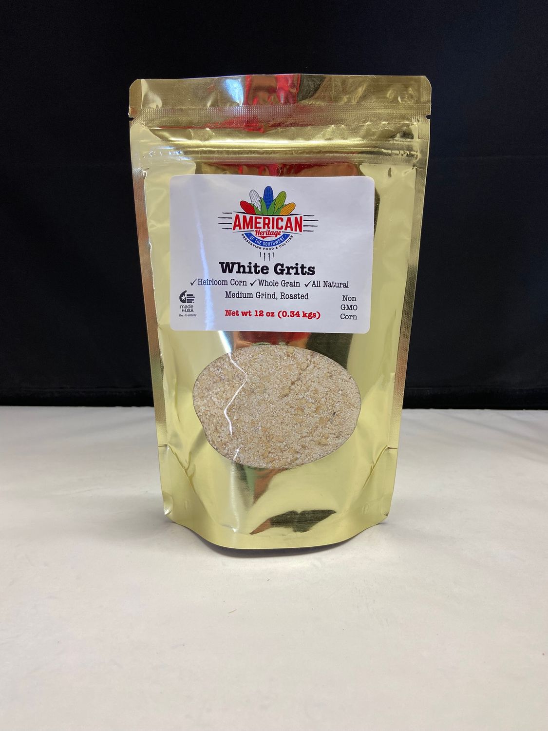 Grits-White Corn Roasted (12 oz.)