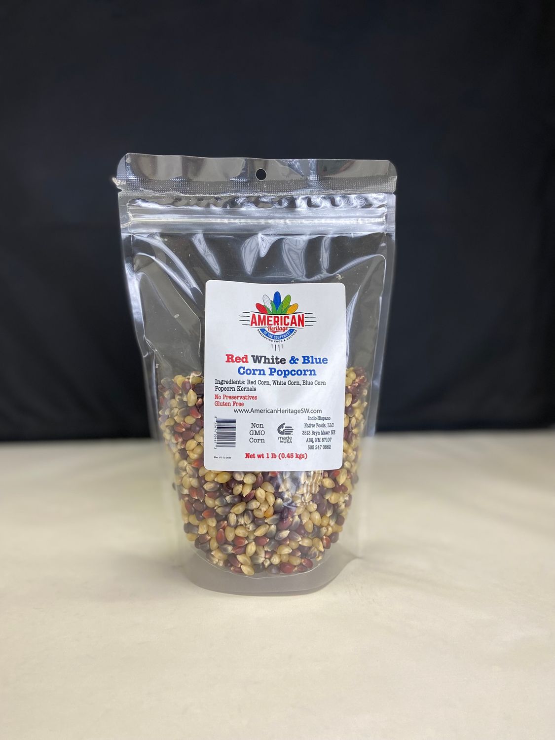 Red, White, &amp; Blue Popcorn Kernels