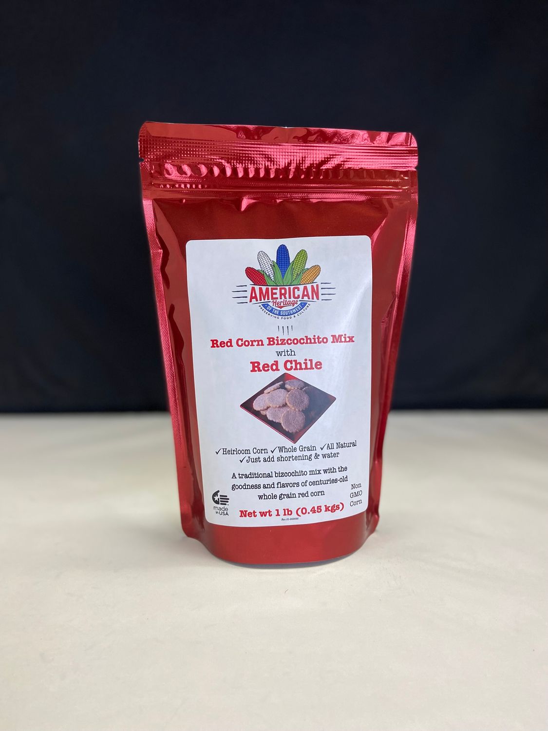 Red Corn Bizcochito Mix with Red Chile