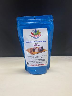 Blue Corn Cornbread Mix with Piñon