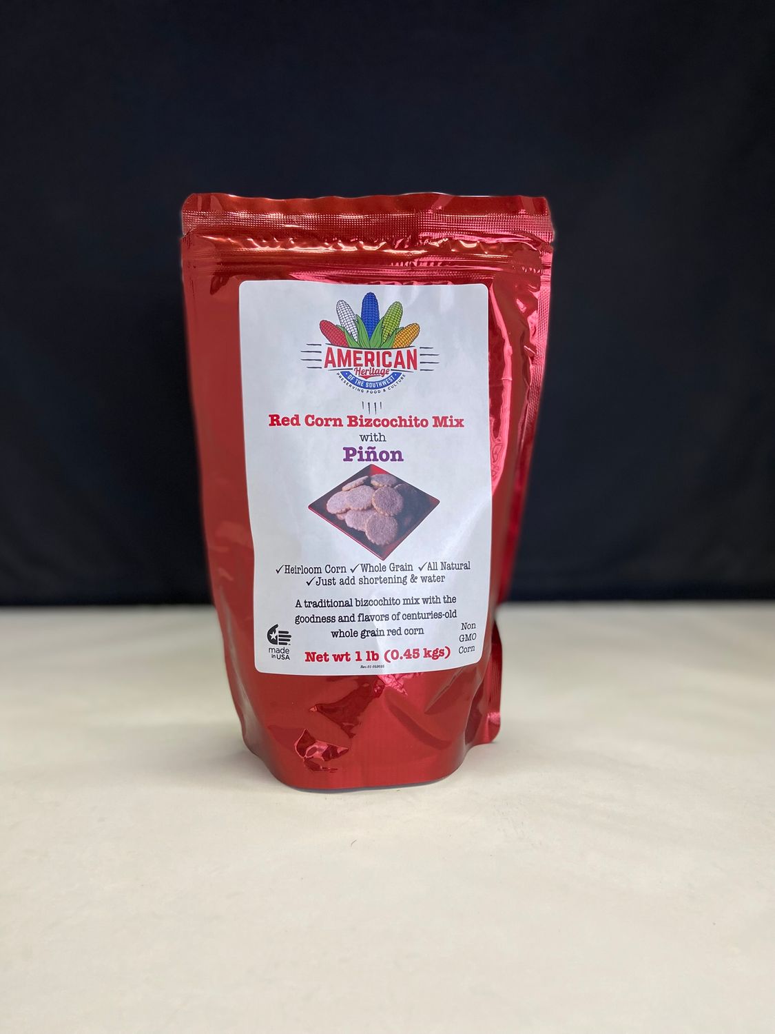 Red Corn Bizcochito Mix with Pinon