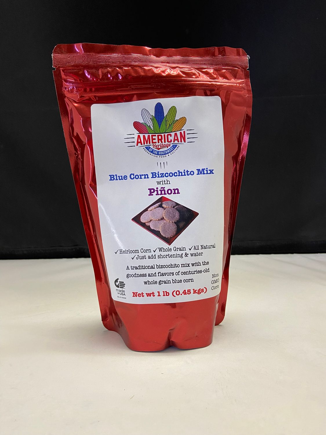 Blue Corn Bizcochito Mix with Piñon