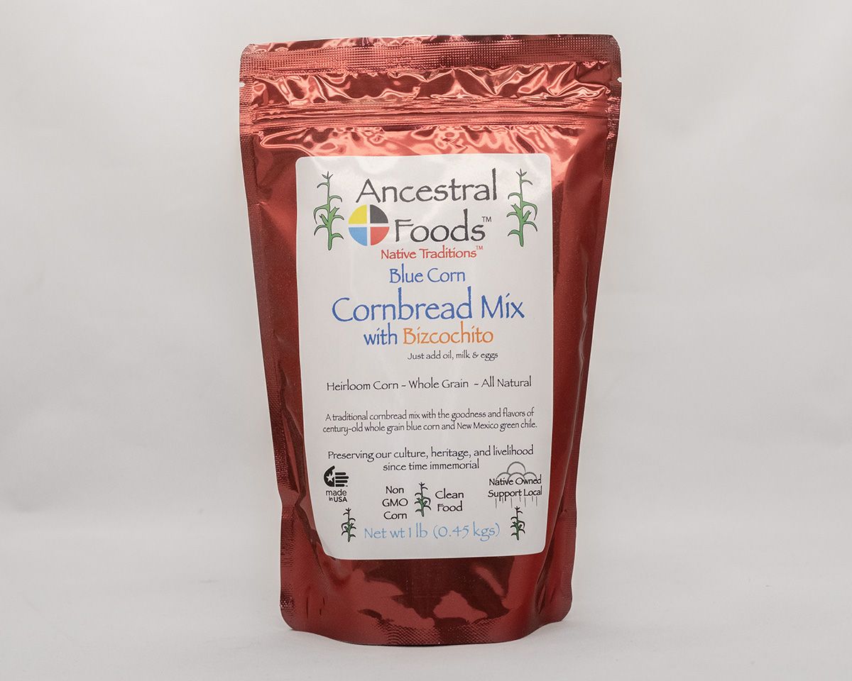 Blue Corn Cornbread Mix with Bizcochito