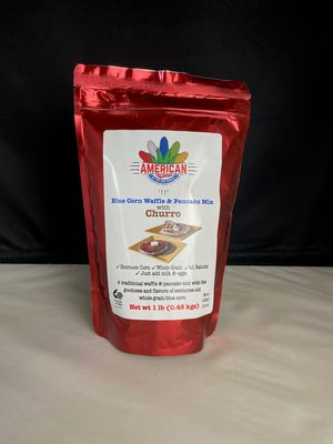 Blue Corn Waffle &amp; Pancake Mix with Churro