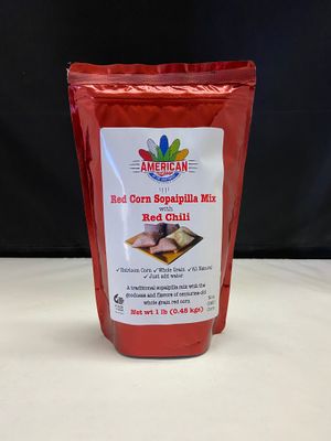 Red Corn Sopaipilla Mix with Red Chile