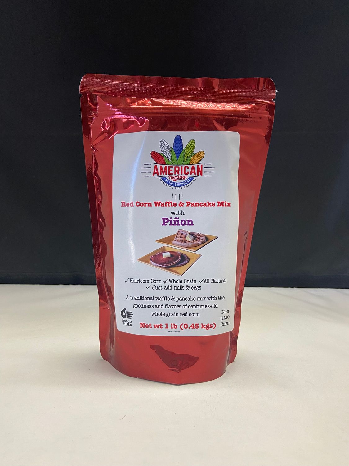 Red Corn Waffle &amp; Pancake Mix with Pinon