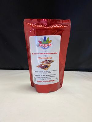 Red Corn Waffle &amp; Pancake Mix with Bizcochito