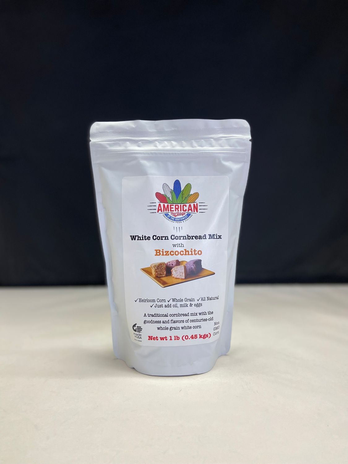 White Corn Cornbread Mix with Bizcochito