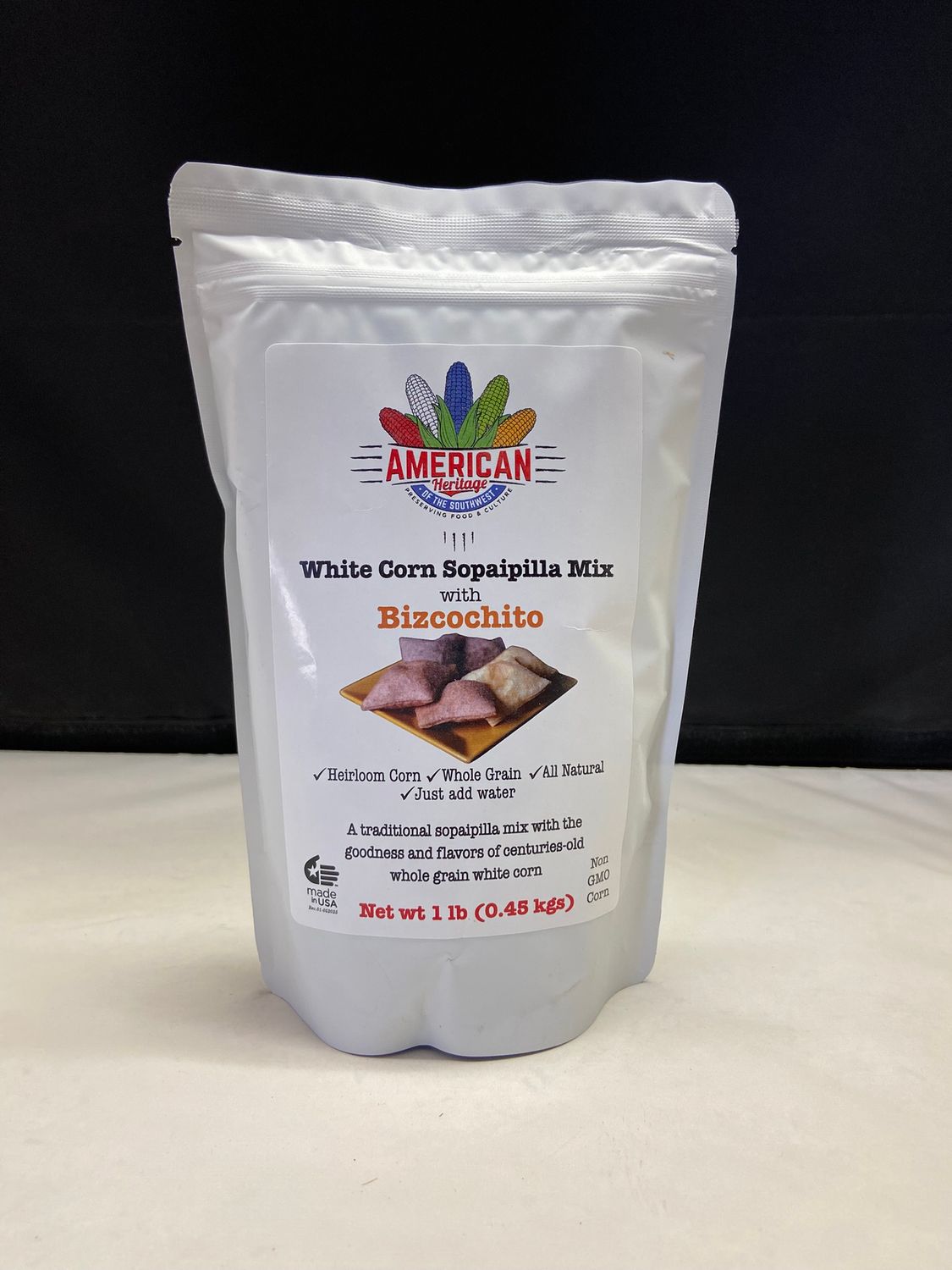 White Corn Sopaipilla Mix with Bizcochito