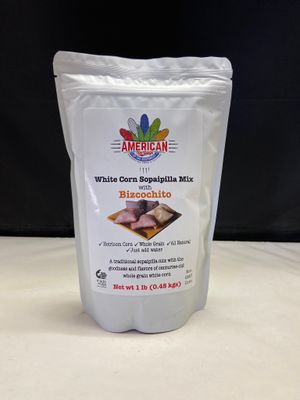 White Corn Sopaipilla Mix with Bizcochito
