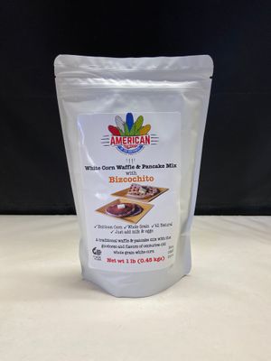 White Corn Waffle &amp; Pancake Mix with Bizcochito