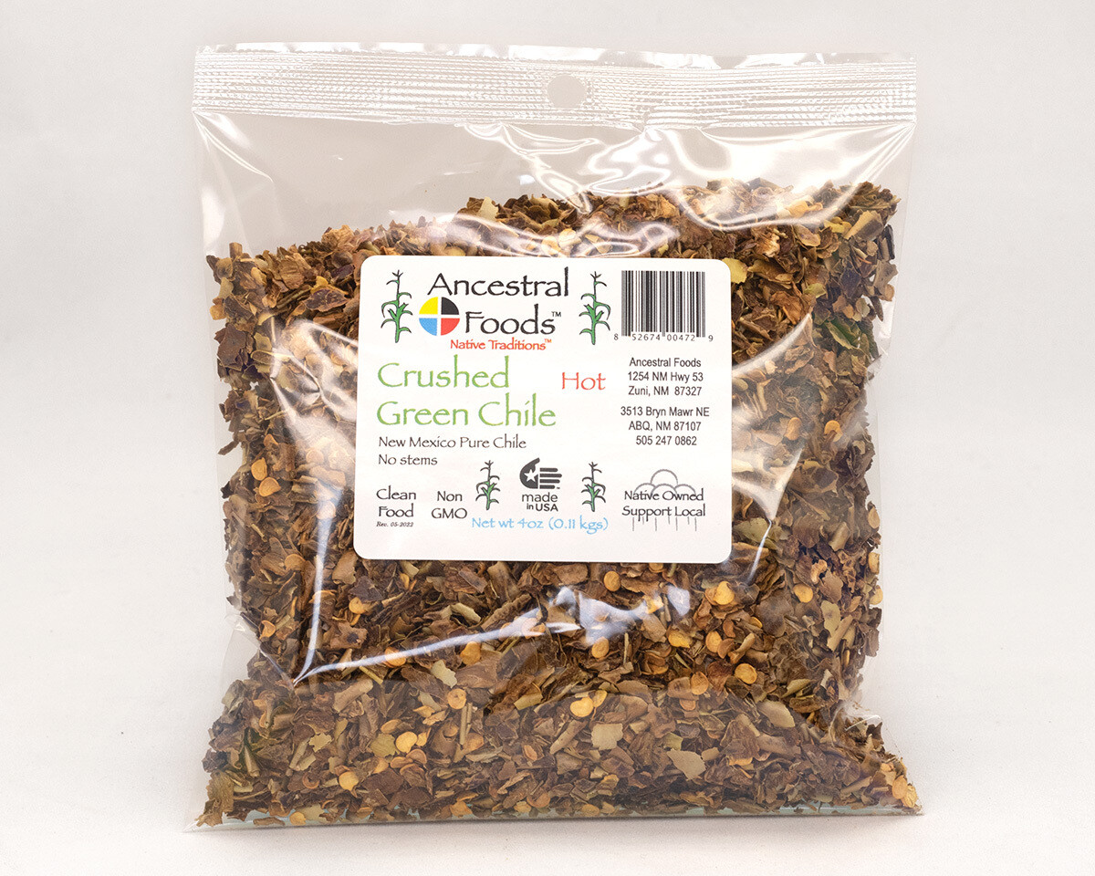 Crushed Green Chile-Hot - 6oz