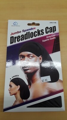 Dream W- Dreadlocks Cap Jumbo (Black