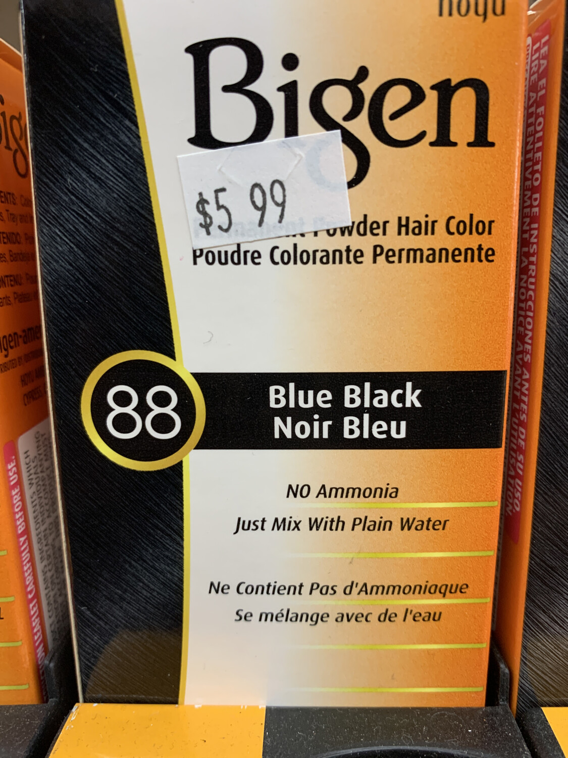 88 Bigen Blue Black