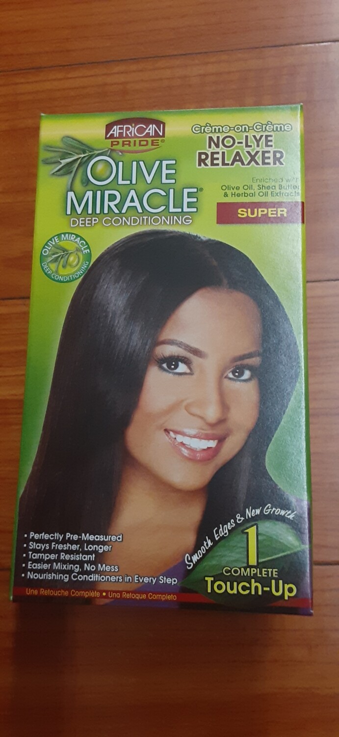 African Pride Olive Miracle Relaxer  Super