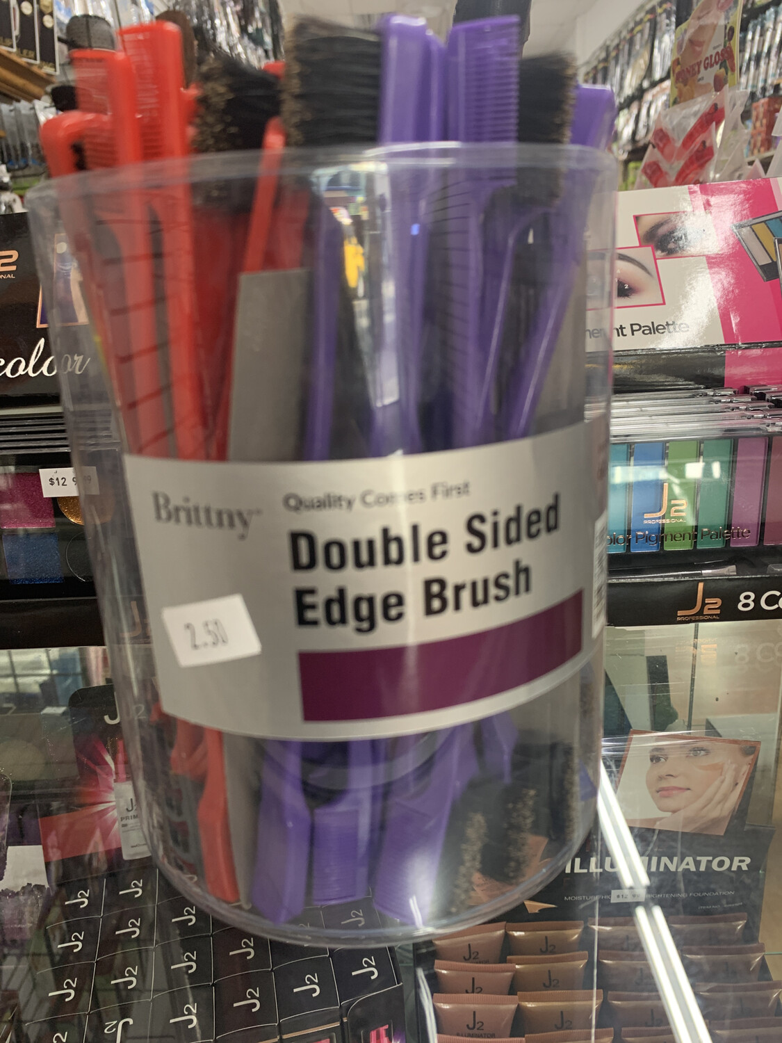 Brittny Bouble Sided Edge Brush