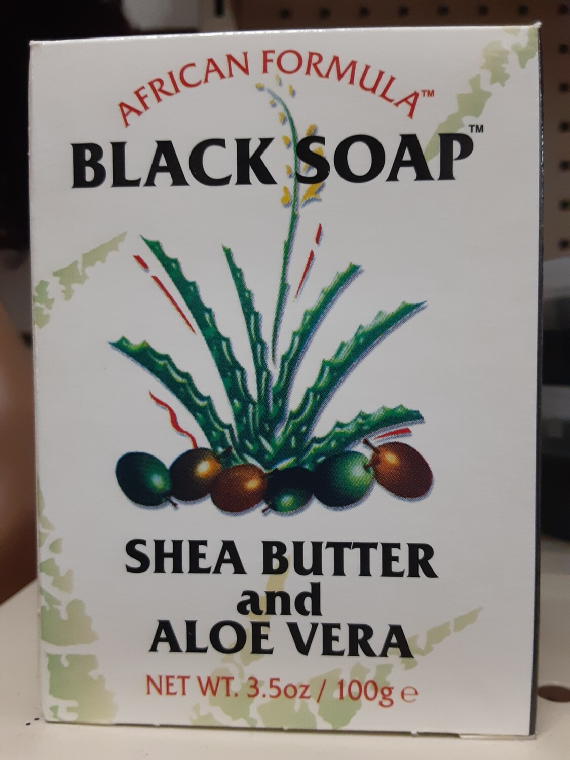 African Formula Black soap Shea Butter And Aloe Vera