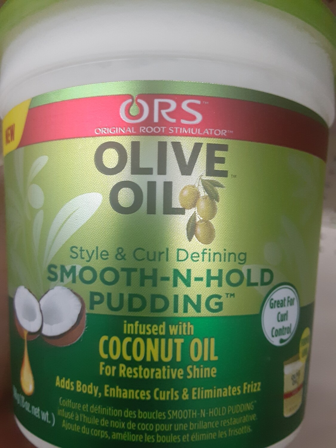 ORS Olive Oil Smooth- N- Hold Pudding  13oz.