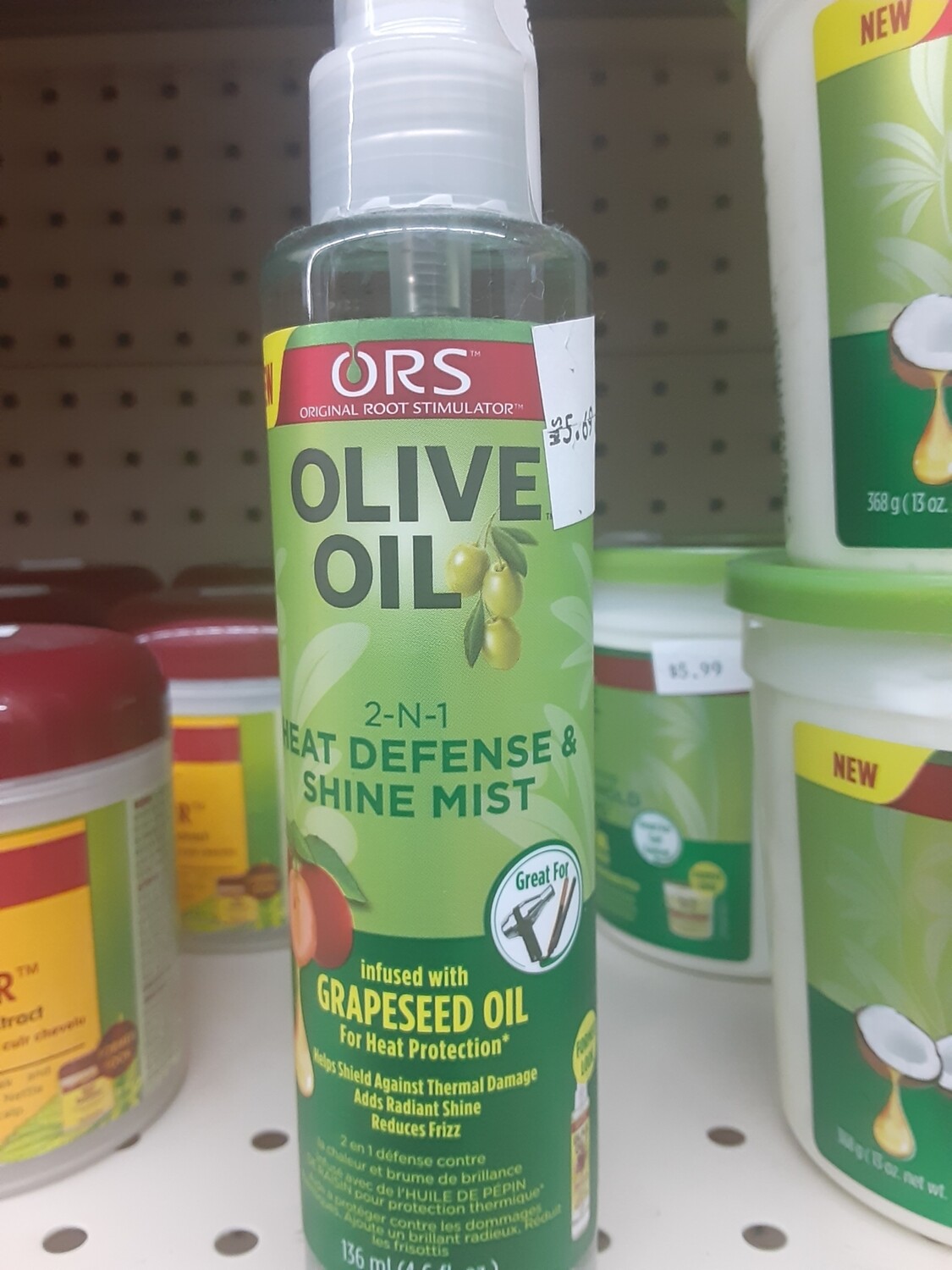 Olive oil 2 in 1 heat defense and shine mist