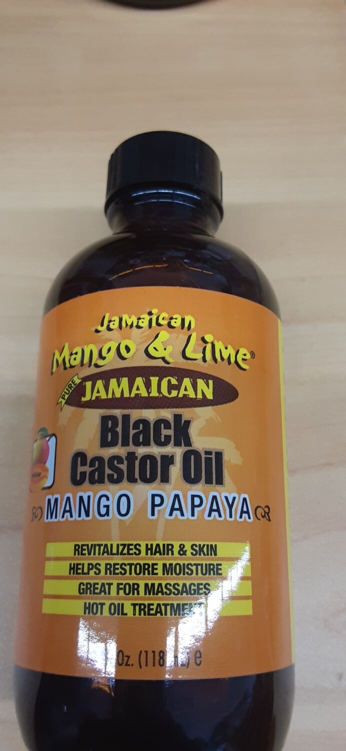 Jamaican Mango & Lime black castor oil mango and papaya