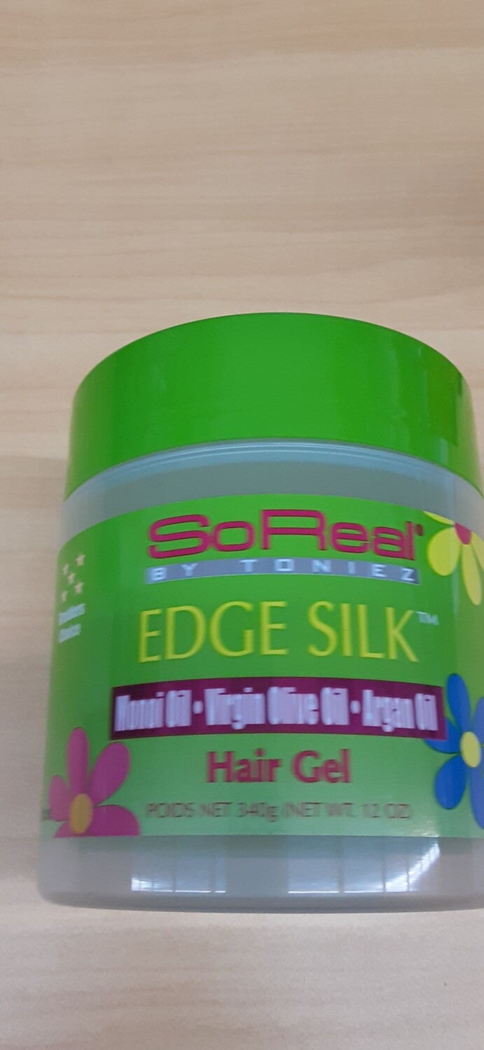 So real Edge Silk Hair Braiding gel