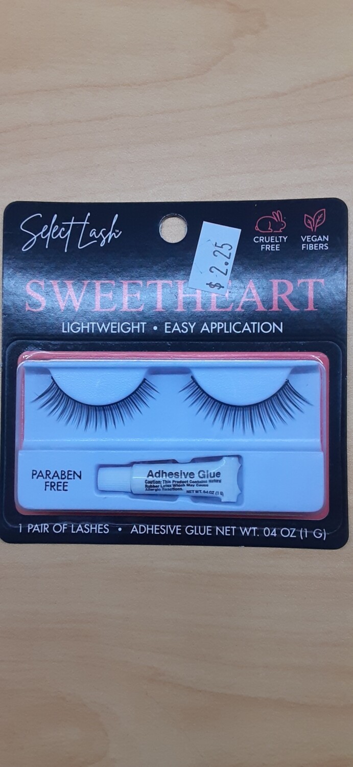 Select Lash Sweetheart W Adhesive Glue Included