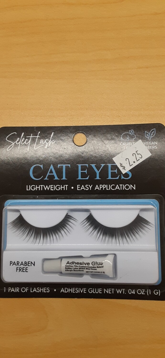 Select Lash Cat Eyes W Adhesive Glue Included