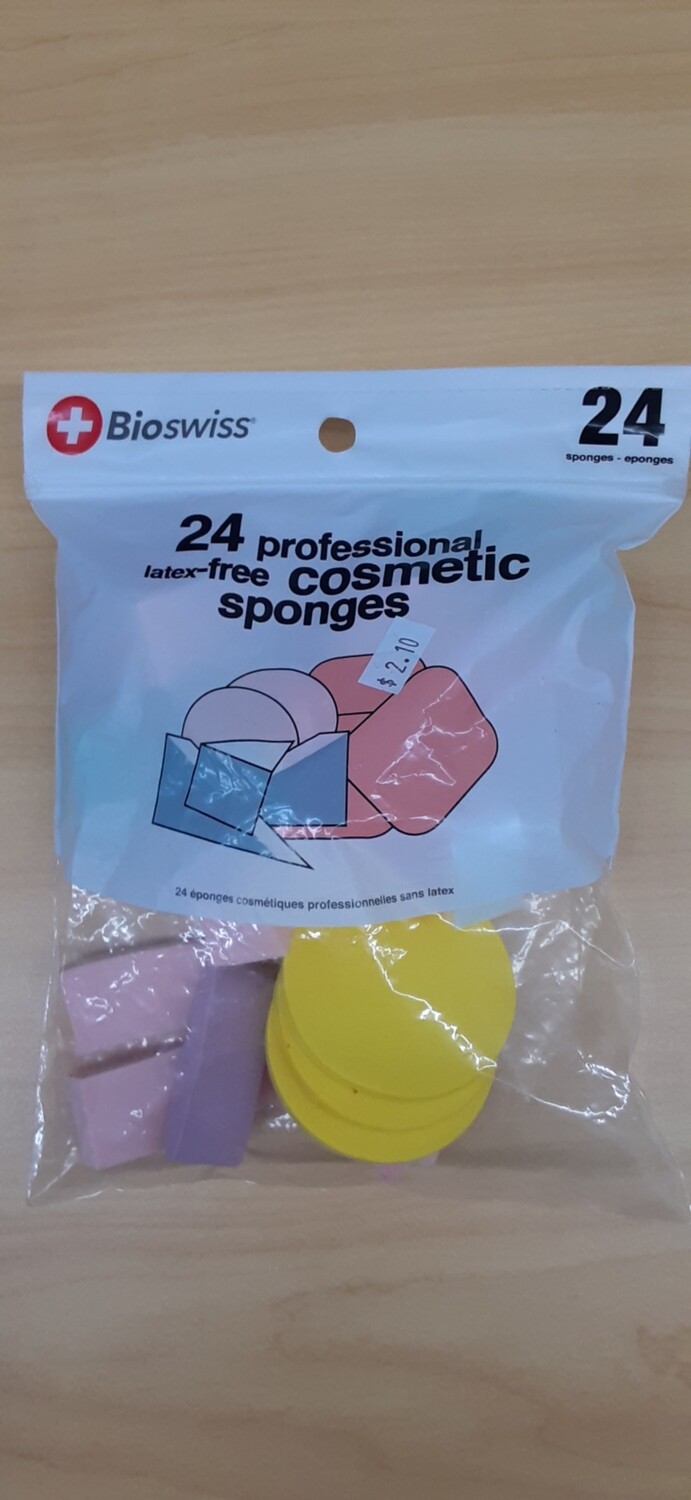 24 Professional Latex Free Cosmetic Sponges