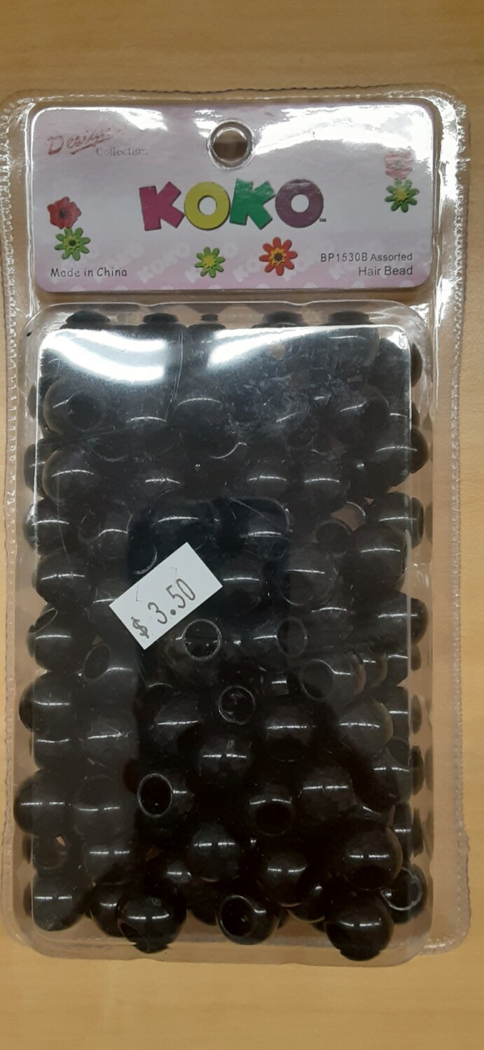 Koko hair beads black