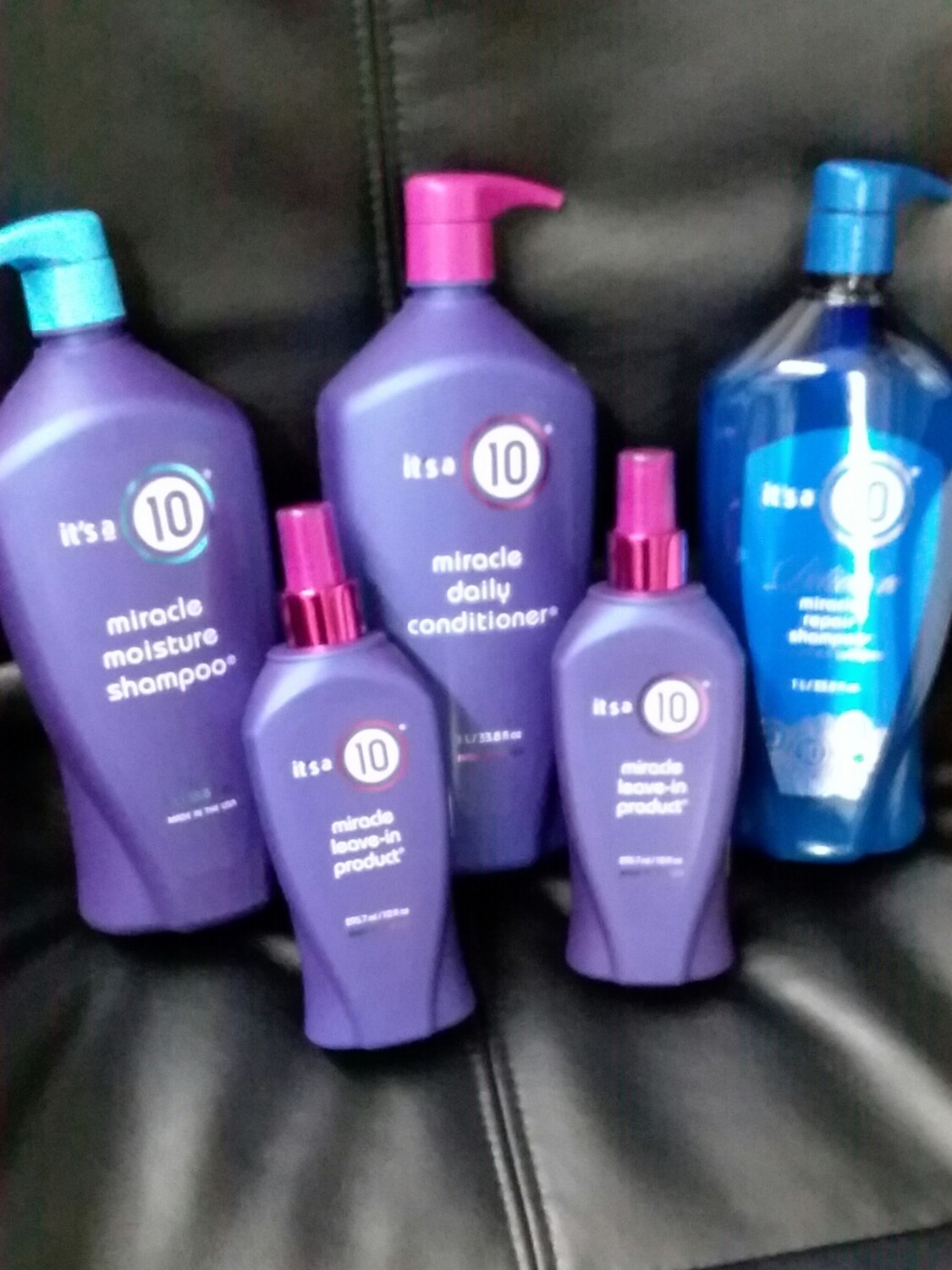 Its a 10 shampoo, conditioners,  treatments