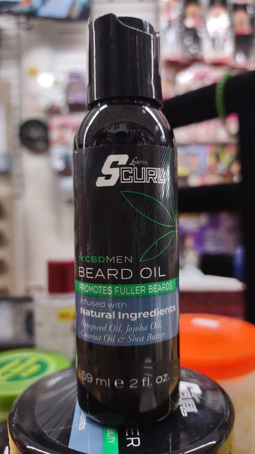 S- Curl CBD Beard Oil 2 Fl Oz