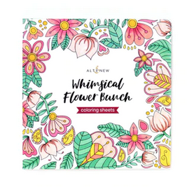 ALTENEW WHIMSICAL FLOWER BUNCH COLORING SHEETS