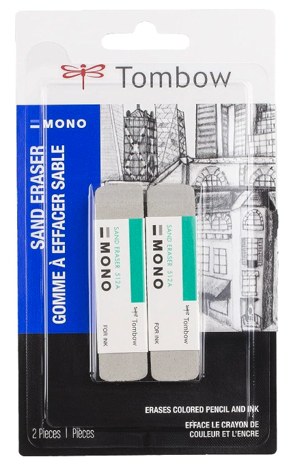 TOMBOW TOOLS- SAND ERASER (2 PCS)